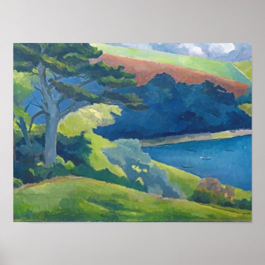 Helford Pass Cornwall Poster (Vorne)