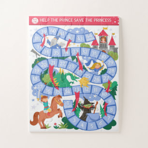 Helft dem Prinzen, die Prinzessin vor der Hexe zu  Puzzle