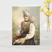 Helga-Zubehör Karte (Gelbe Blume)