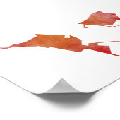 Helgoland Map Poster (Ecke)