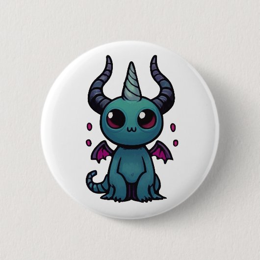 Helhorn der Demonic Unicorn-Taste Button (Vorderseite)