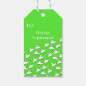 Heli Birthday Party Geschenkanhänger (Vorderseite)