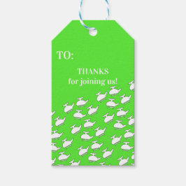 Heli Birthday Party Geschenkanhänger