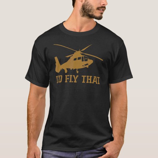 Heli I fliege, dass T-Shirt (Vorderseite)