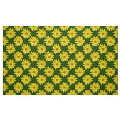 Helianthus 'Lemon Queen' Pattern - Forest Green Stoff (Fat Quarter (45,7 x 55,9 cm))