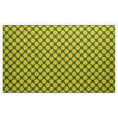 Helianthus 'Lemon Queen' Pattern - Forest Green Stoff (Yard (91,4 cm))