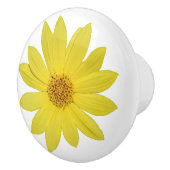 Helianthus 'Lemon Queen' Sonnenblume (abgeschieden Keramikknauf (Rechts)