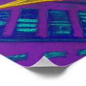 Heliconia Blume Tropic Botanic Bold Floral Ar Poster (Ecke)