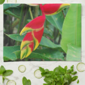 Heliconia Geschirrtuch (Gefaltet)