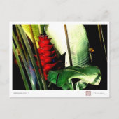 Heliconia Nr. 1 Postkarte (Vorderseite)