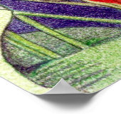 Heliconia Poster (Ecke)