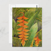 Heliconia Postkarte (Vorne/Hinten)