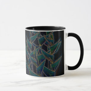 Heliconia Rostrata Tropische Blume Tasse