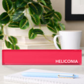 Heliconia roter Name Namensplakette