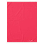 Heliconia roter Name Tischdecke (Vorderseite)