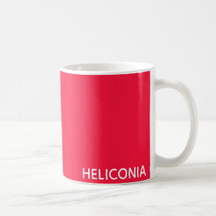 Heliconia Rotfarbname Kaffeetasse