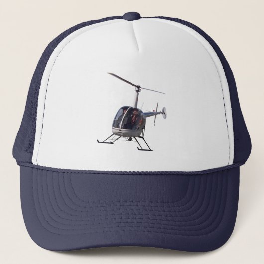 Helicopter Baseball Caps Helicopter Trucker Hat Truckerkappe (Vorderseite)