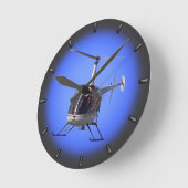 Helicopter Clock Flying Helicopter Wall Clock Gift Runde Wanduhr (Winkel)