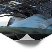 Helicopter Cockpit Poster (Ecke)
