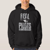 Helicopter Dont Need Runways Pilot Hoodie (Vorderseite)