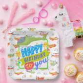 Helicopter Happy Birthday Pappteller (Party)