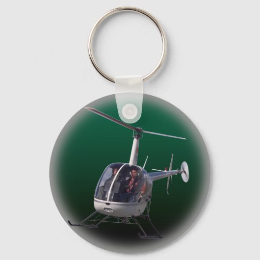 Helicopter Key Chain Cool Flying Helicopter Gifts Schlüsselanhänger (Vorderseite)