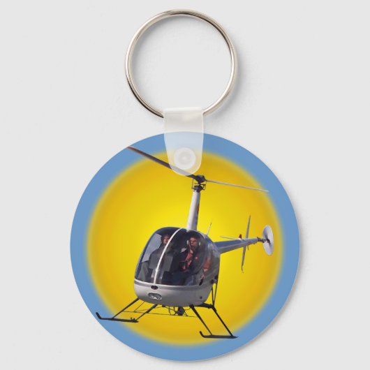 Helicopter Key Chain Keepsake & Helicopter Gifts Schlüsselanhänger (Vorderseite)
