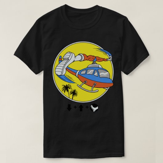 Helicopter Kick  T-Shirt (Design vorne)