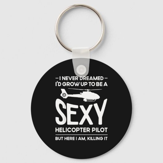 Helicopter Lot Design For Men Women Helicopter Lov Schlüsselanhänger (Vorderseite)
