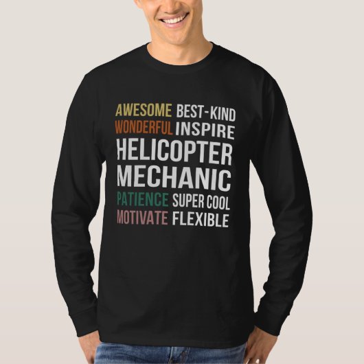 Helicopter Mechanic  Appreciation T-Shirt (Vorderseite)
