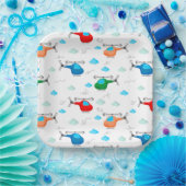 Helicopter pappteller (Party)