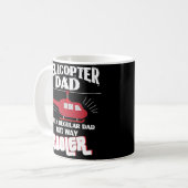Helicopter Pilot Dad Gift Mug Flight Mechanic Kaffeetasse (Vorderseite Links)