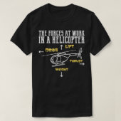 Helicopter Pilot Gift 4 T-Shirt (Design vorne)