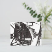 HELICOPTER POSTKARTE (Stehend Vorderseite)