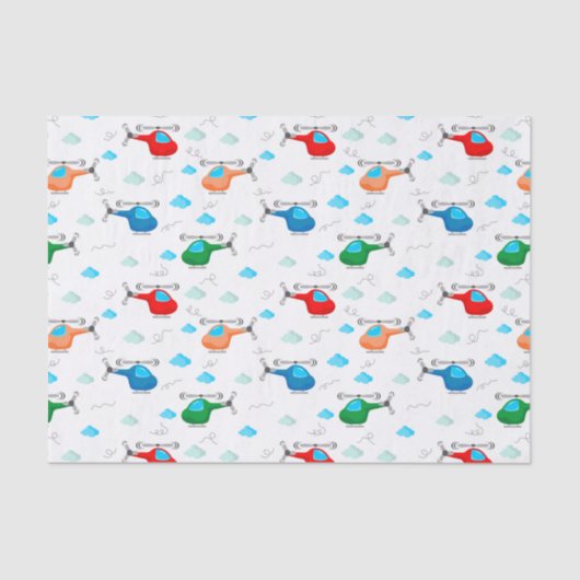 Helicopter Seidenpapier (Vorderseite)