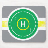 HeliDECK-grüne Mausunterlage 2 Mousepad (Vorne)
