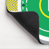 HeliDECK-grüne Mausunterlage Mousepad (Ecke)