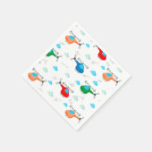 Helikopter Geburtstagsparty Babydusche Serviette (Ecke)