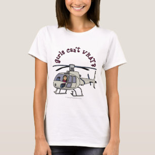 Helikopter-Mädchen T-Shirt