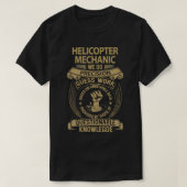 Helikopter Mechanik wir tun Präzision Job Geschenk T-Shirt (Design vorne)