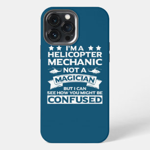 Helikopter-Mechaniker Bekleidung Oberteil Lustige iPhone 13 Pro Max Hülle