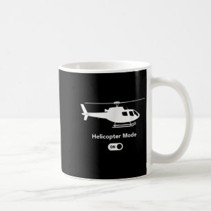 Helikopter-Modus On - Funny Airplane Aviation Desi Kaffeetasse