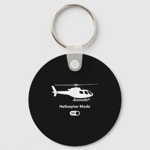Helikopter-Modus On - Funny Airplane Aviation Desi Schlüsselanhänger