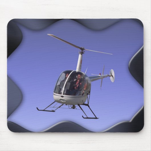 Helikopter Mousepad & Keepsakes Helikoptergeschenk (Vorne)