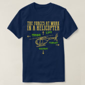 Helikopter-Pilot-Geschenk  T-Shirt (Design vorne)