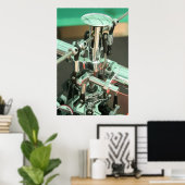 Helikopter Workstation Poster (Heimbüro)