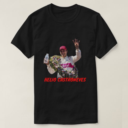 Helio Castroneves 2 T-Shirt (Design vorne)
