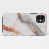 Heliocarnus White Maroon Marble Phone Case (Rückseite (Horizontal))