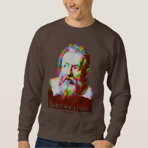 Heliocentrism, Galileo Galilei, Vintage Grafiken Sweatshirt