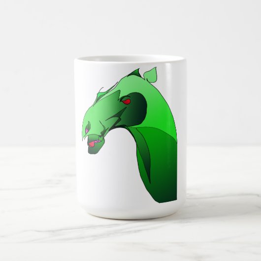 Heliodor Tasse - grüner Pferdedämon (Mittel)